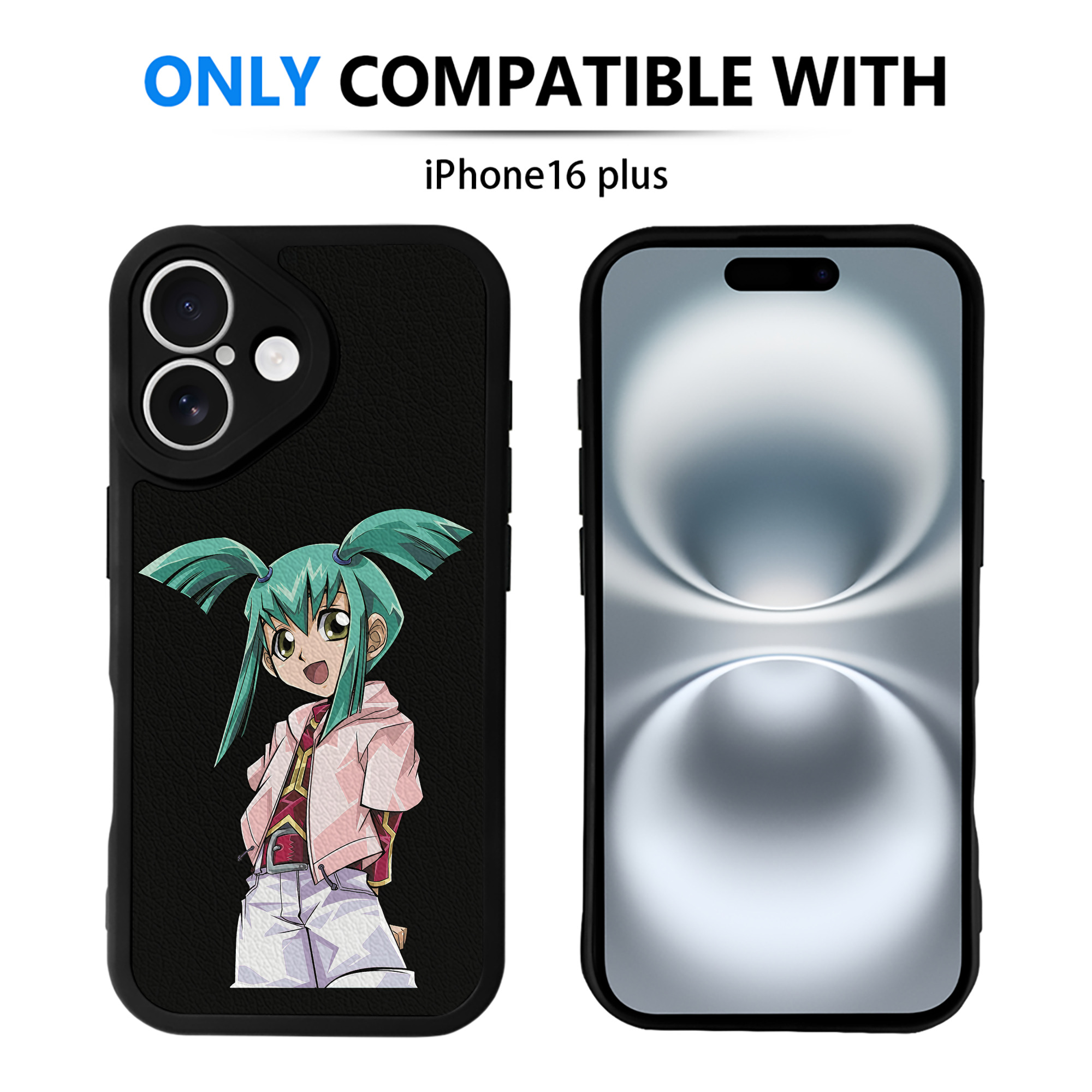 遊☆戯☆王 Yu-Gi-Oh! 【iPhone 16シリーズ対応】シリコンスマホケース（レザー調） 材質：シリコン